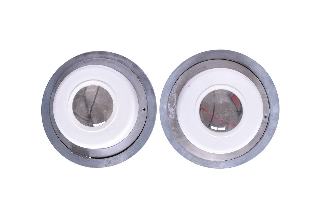5412 - Pair of Pullman Railroad Car Ceiling Lights thumbnail