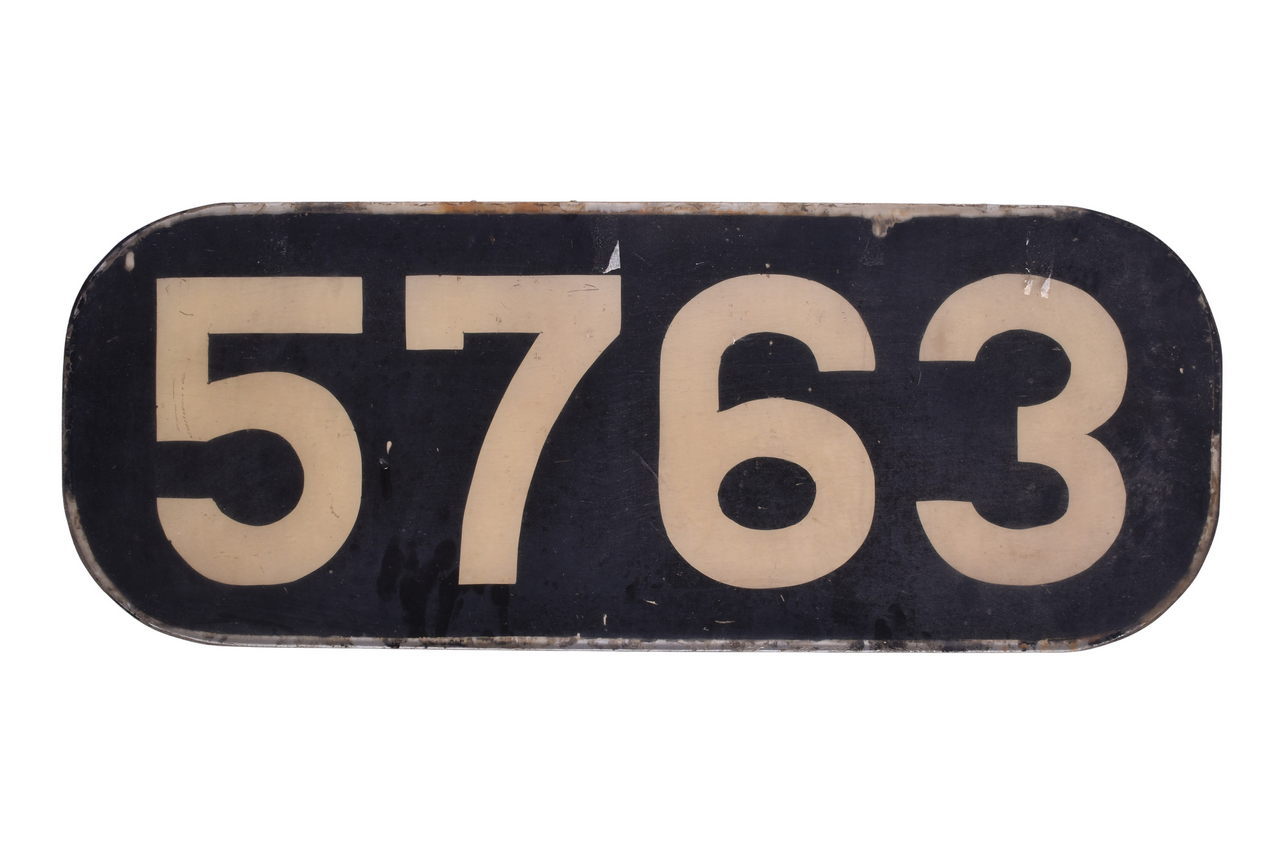 5458 - #5763 Plastic Locomotive Number Board thumbnail