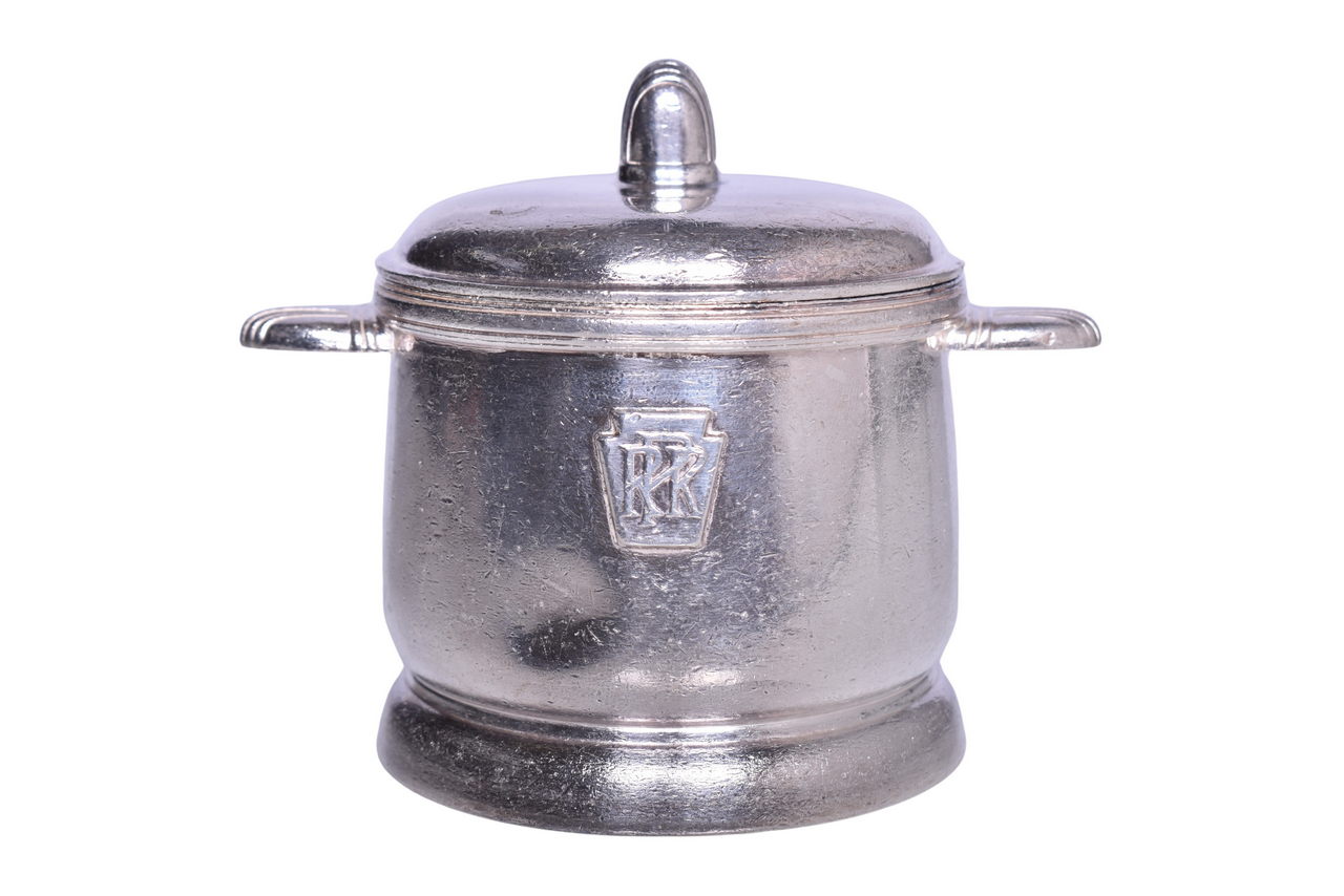 5493 - International Silver Co. Pennsylvania Railroad Sugar Holder 8 Oz thumbnail