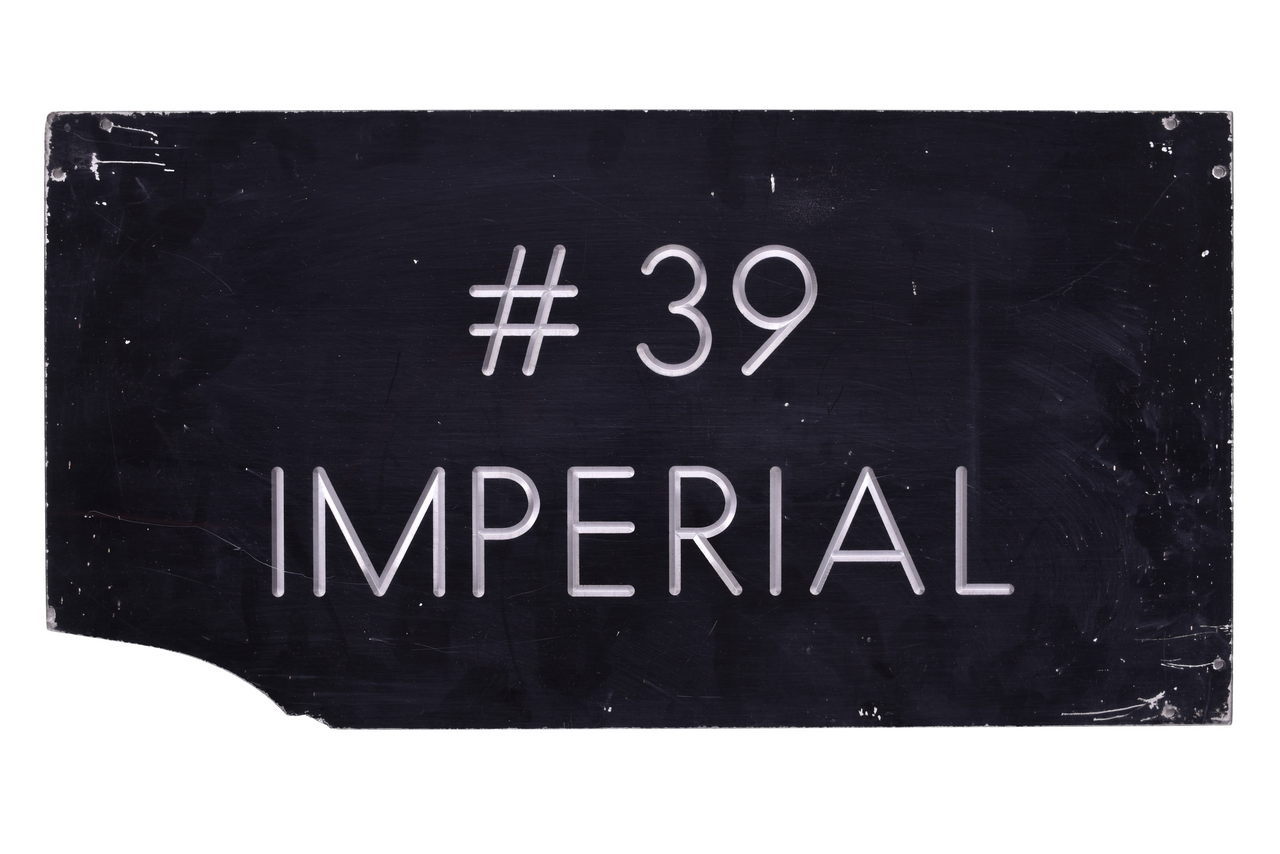 5558 - Rock Island / Southern Pacific #39 Imperial Gate Sign from Chicago LaSalle Street Station thumbnail