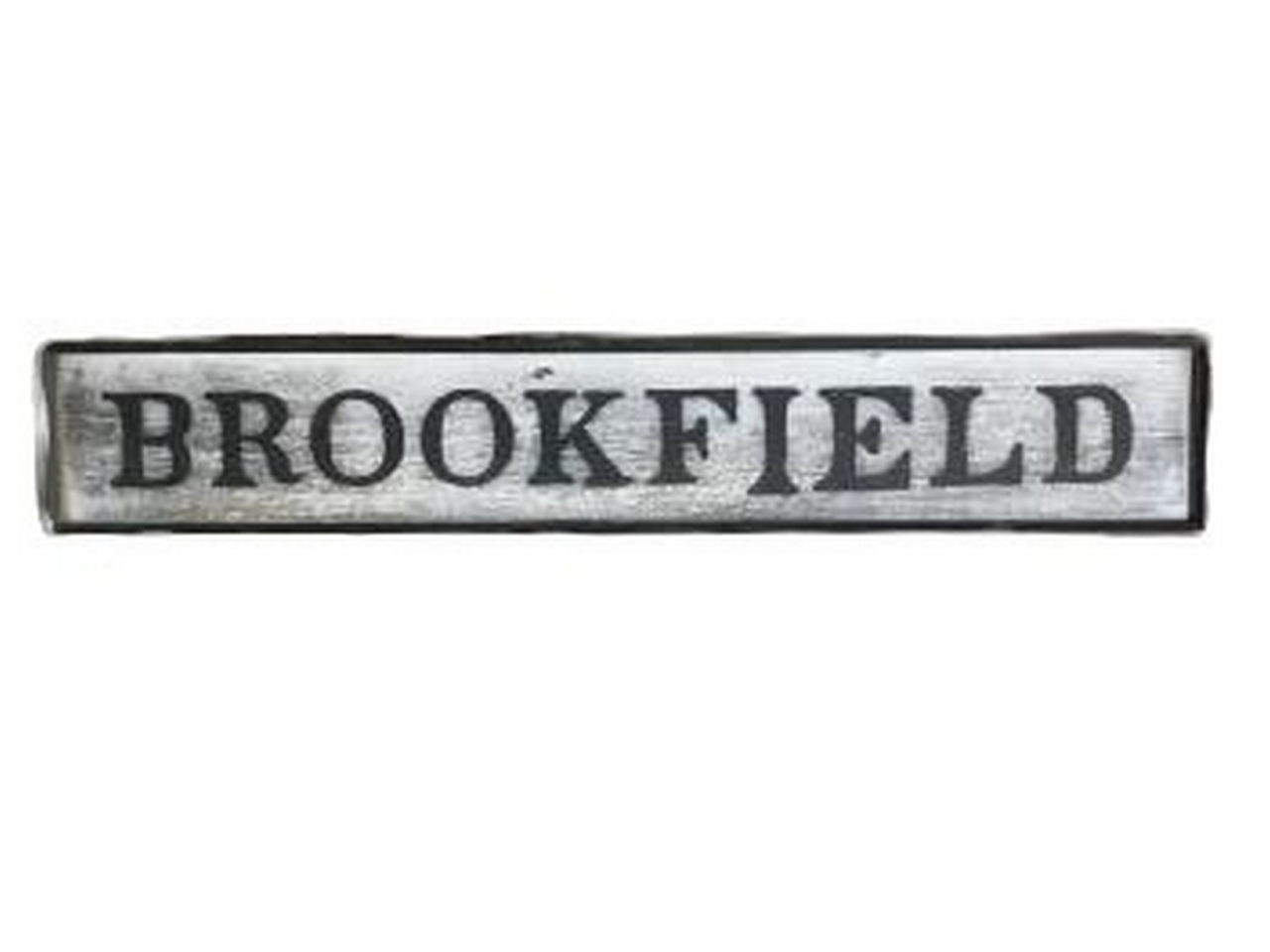5590 - Atchison, Topeka and Santa Fe Railway Brookfield Wooden Sign thumbnail