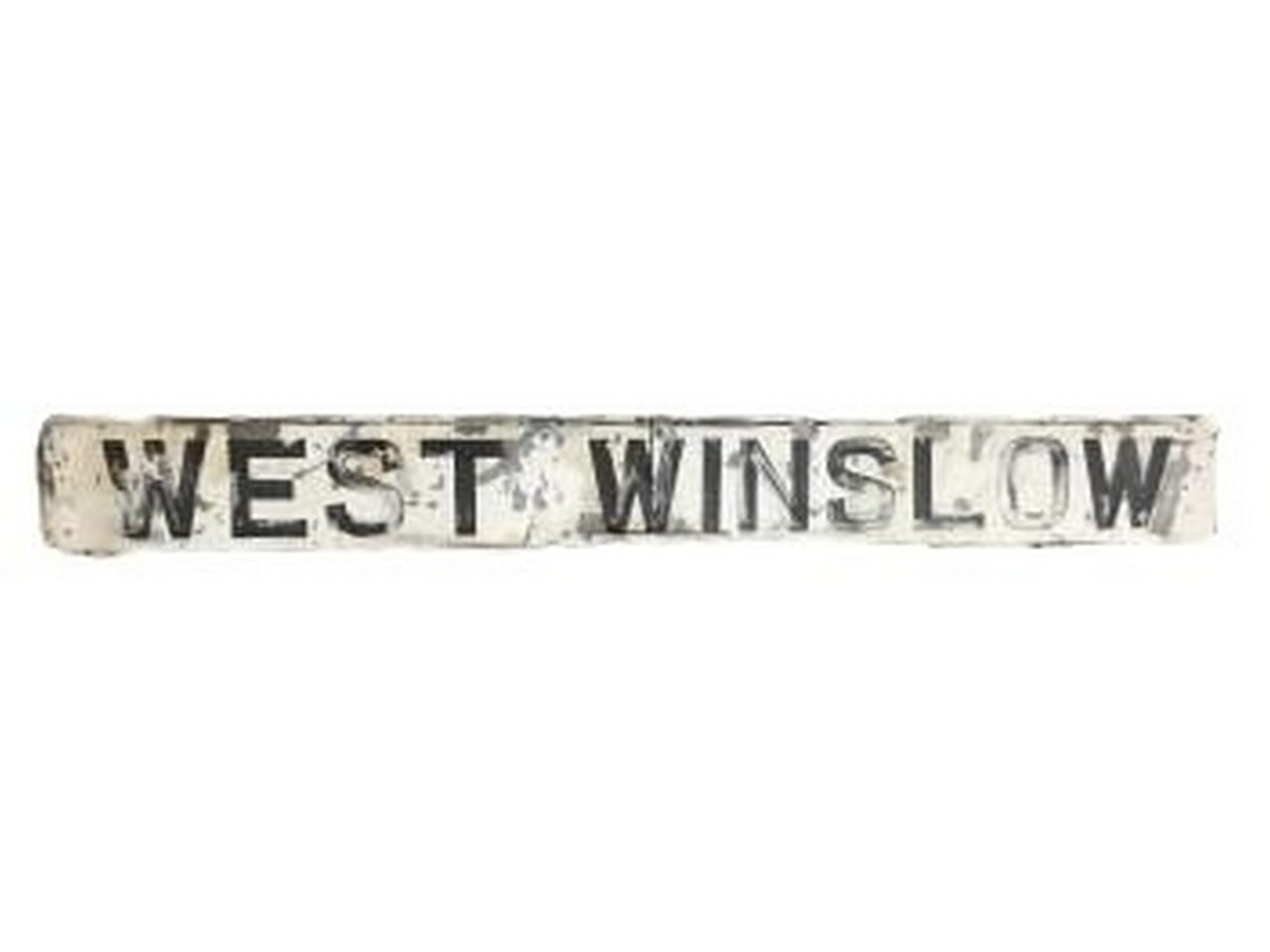 5610 - Atchison, Topeka and Santa Fe Railway West Winslow Sign thumbnail