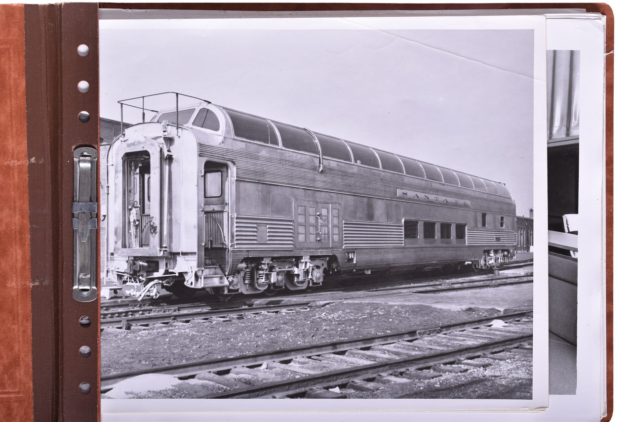 5614 - 47 Atchison, Topeka and Santa Fe Railway Observation Dome Car Photos from Pullman Archives thumbnail