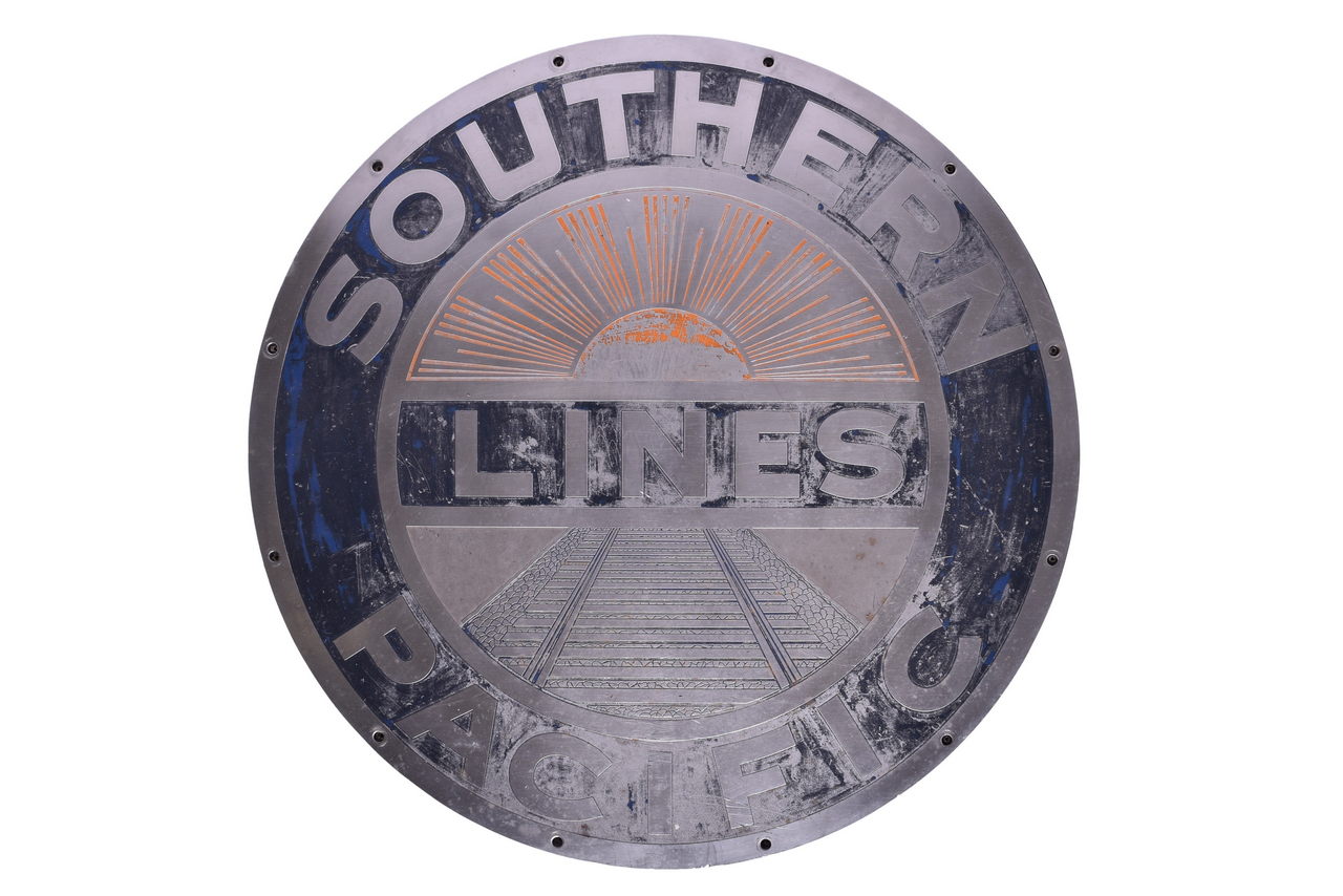 5640 - Stainless Steel Southern Pacific Diesel Locomotive Nose Plate thumbnail