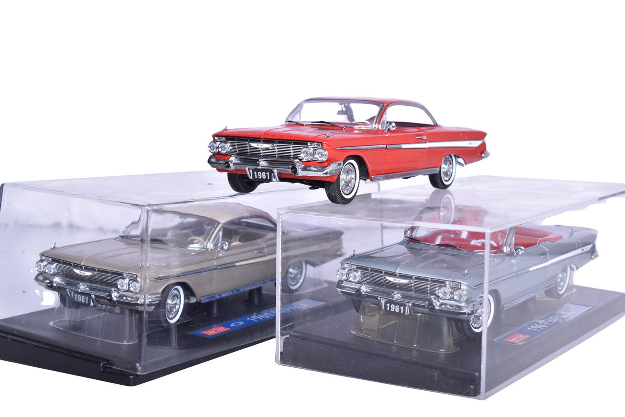3037 - Three Sun Star 1:18 Die Cast 1961 Chevrolet Impala Model Cars thumbnail