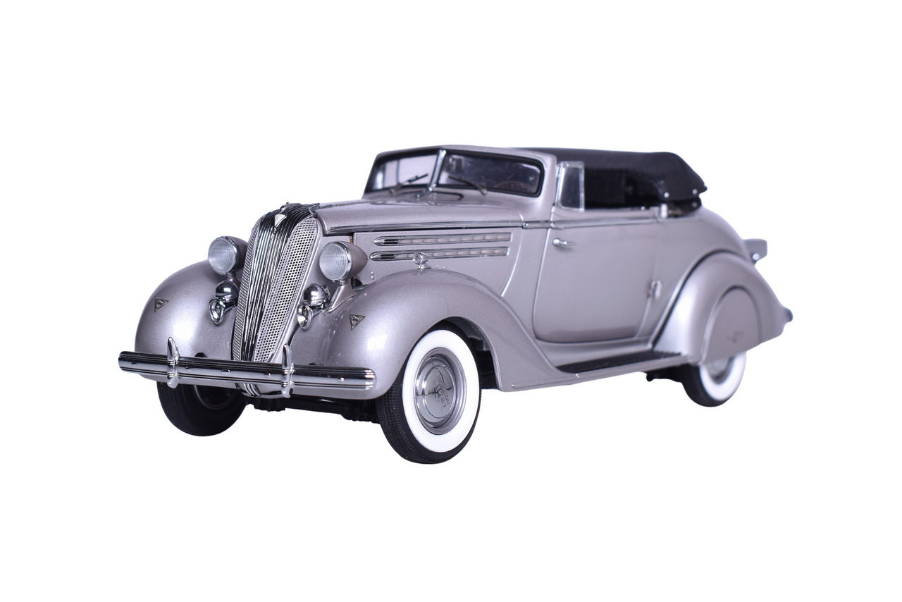 3086 - Franklin Mint 1:24 Die Cast 1936 Chrysler Hudson Eight Convertible Anniversary Edition thumbnail