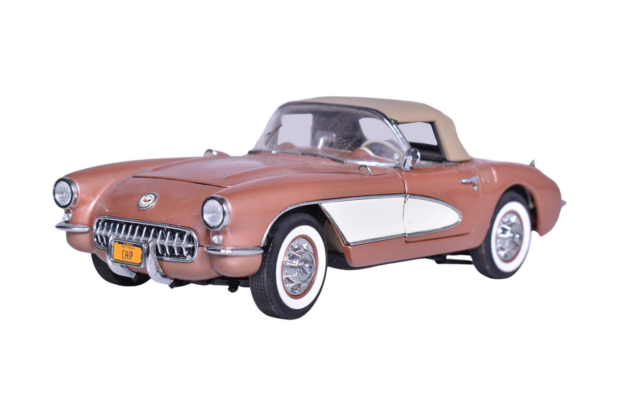 3087 - Danbury Mint 1:24 Die Cast 1957 Chevrolet Corvette The Chip Miller thumbnail