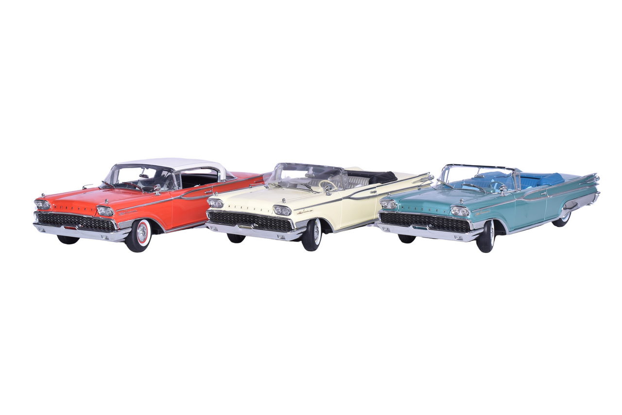 3110 - Three Sun Star 1:18 Die Cast 1959 Mercury Parklane Models thumbnail
