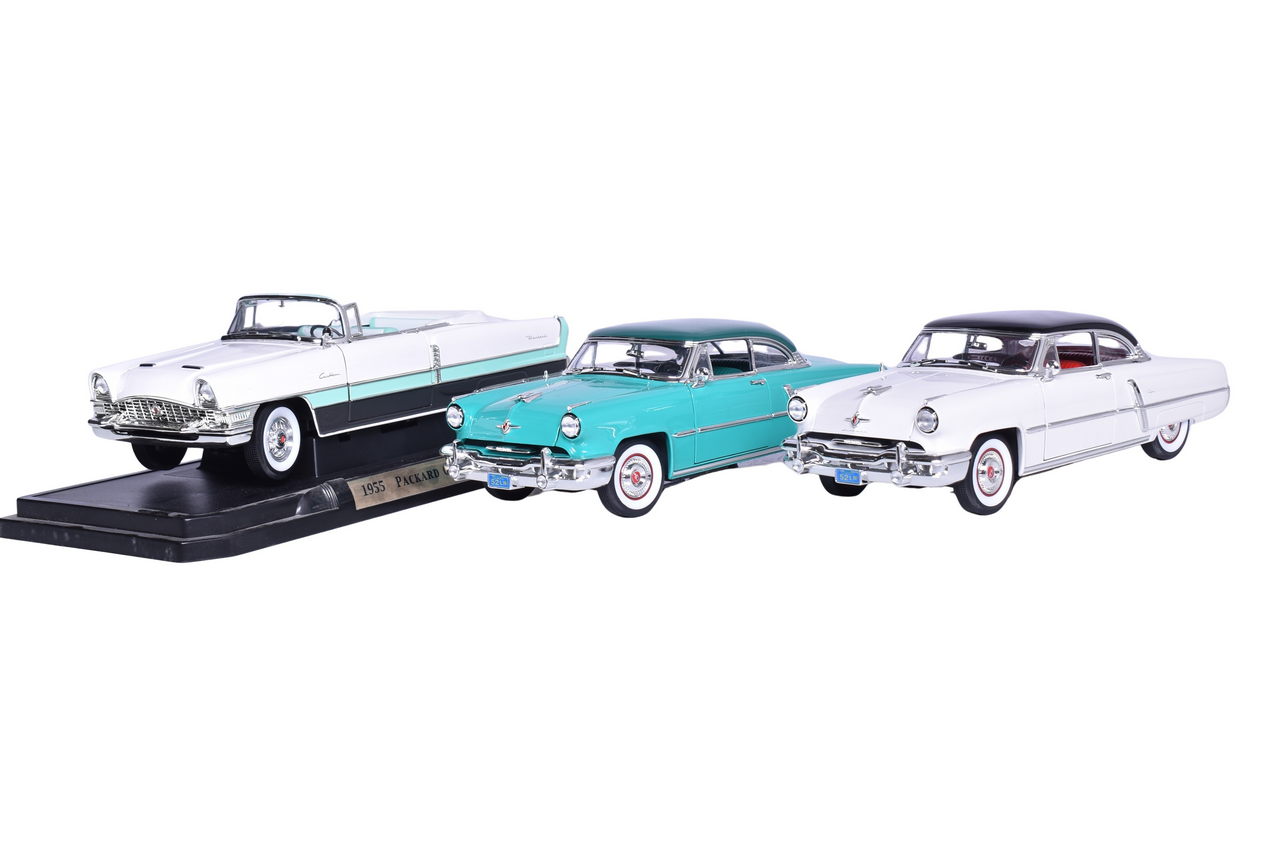 3153 - Three Road Signature 1952 Lincoln Capri, 1953 Packard Caribbean Models thumbnail