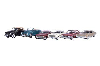 3155 - Six Road Signature 1:18 Die Cast 1948, 1960s Ford, Oldsmobile Models thumbnail