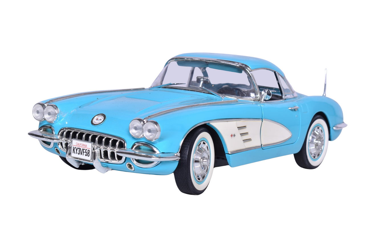 3163 - Solido 1:12 Die Cast 1958 Chevrolet Corvette - Hard Top thumbnail