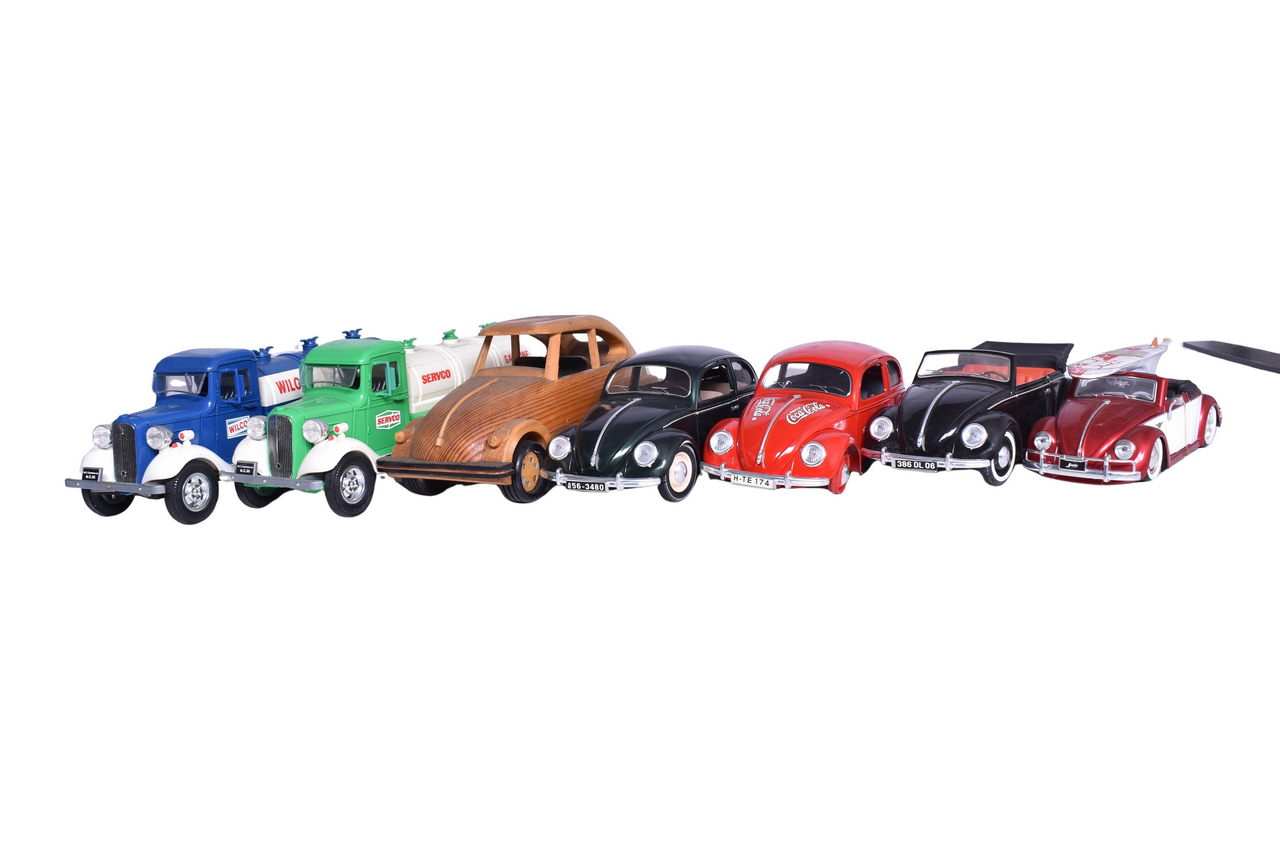 3236 - Seven Die Cast, Plastic, Wood Models - Solido, Jada Volkswagens, All Wood model thumbnail