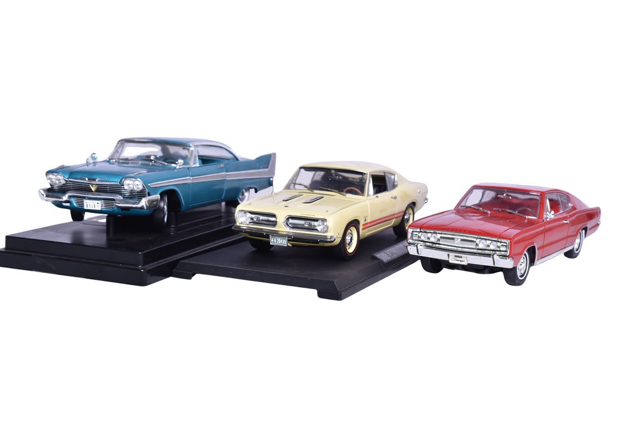3240 - Three Highway 61, Road Signature 1:18 Die Cast 1960s Plymouth, Dodge Models thumbnail
