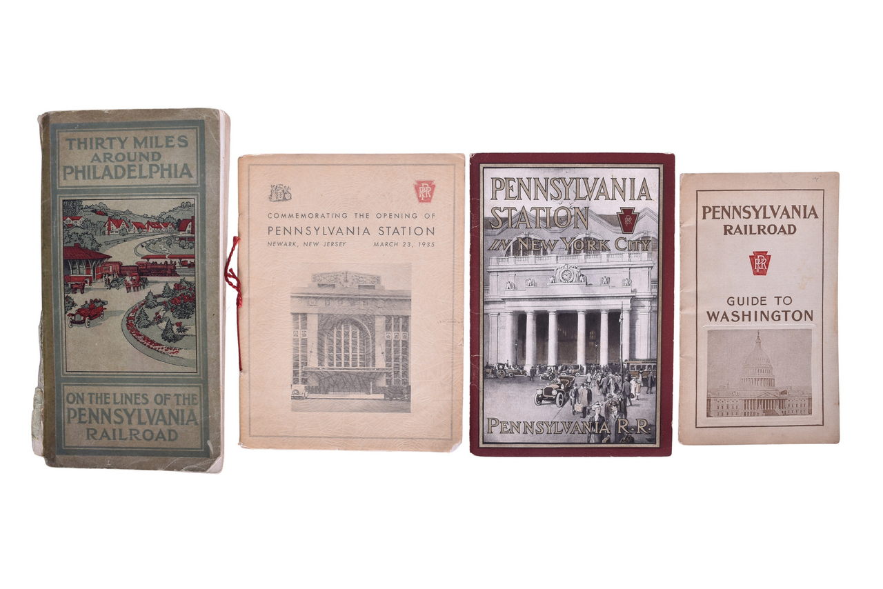 6221 - Four Pennsylvania Railroad Station Opening Booklets and Travel Guides thumbnail