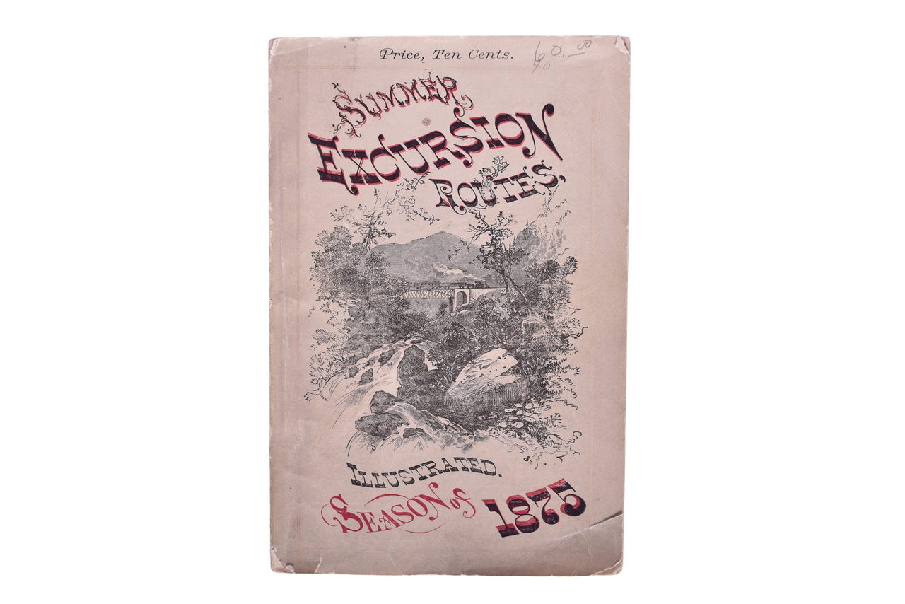 6261 - 1875 Pennsylvania Railroad Summer Excursion Routes Illustrated Book thumbnail