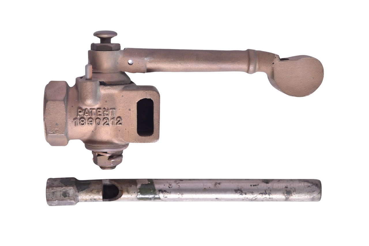 6270 - Sherburne Co. Brass Railroad Caboose Whistle and Steel Caboose Whistle thumbnail