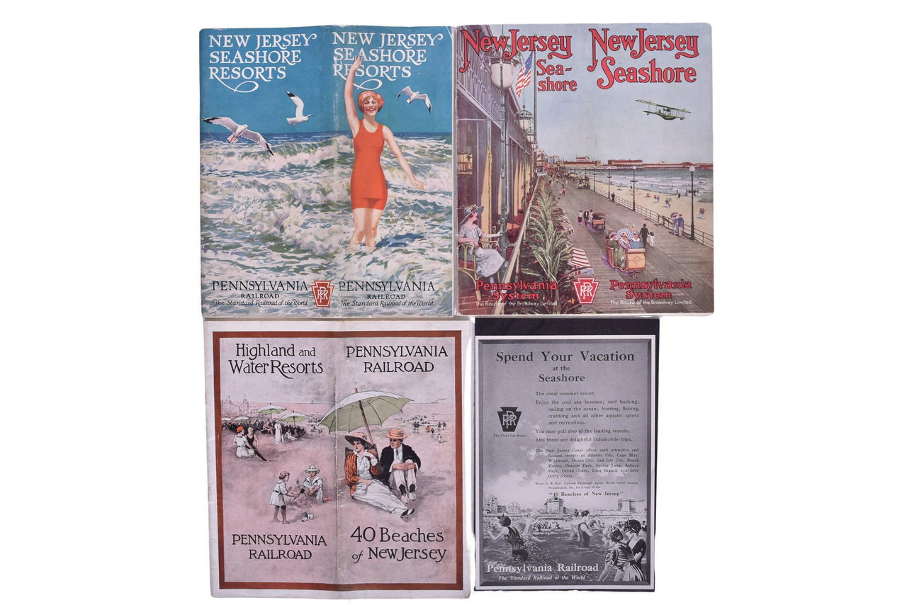 6286 - Pennsylvania Railroad New Jersey Seashore Resorts Travel Brochures and Advertisement - 1916, 1921, 1923 thumbnail