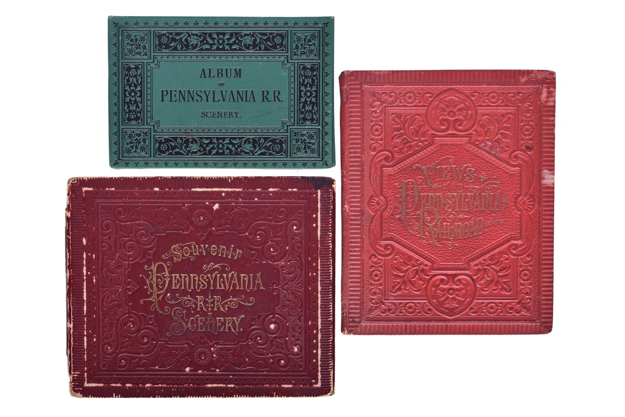 6296 - Three Early 1880s Pennsylvania Railroad Scenery Souvenir Albums thumbnail