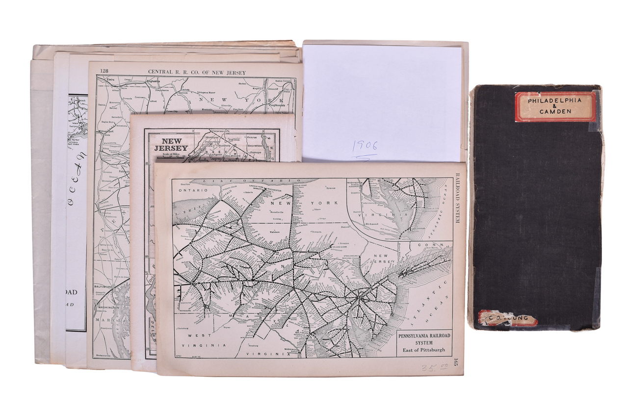 6297 - Ten Pennsylvania and New Jersey Central Railroad Maps - 1906 to 1942 thumbnail