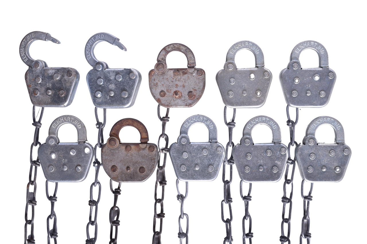 6316 - Ten Keline and Adlake Conrail Switch Locks thumbnail