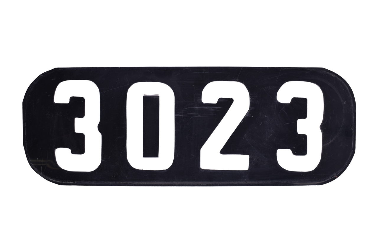 6321 - Railroad Locomotive #3023 Acrylic Number Board thumbnail
