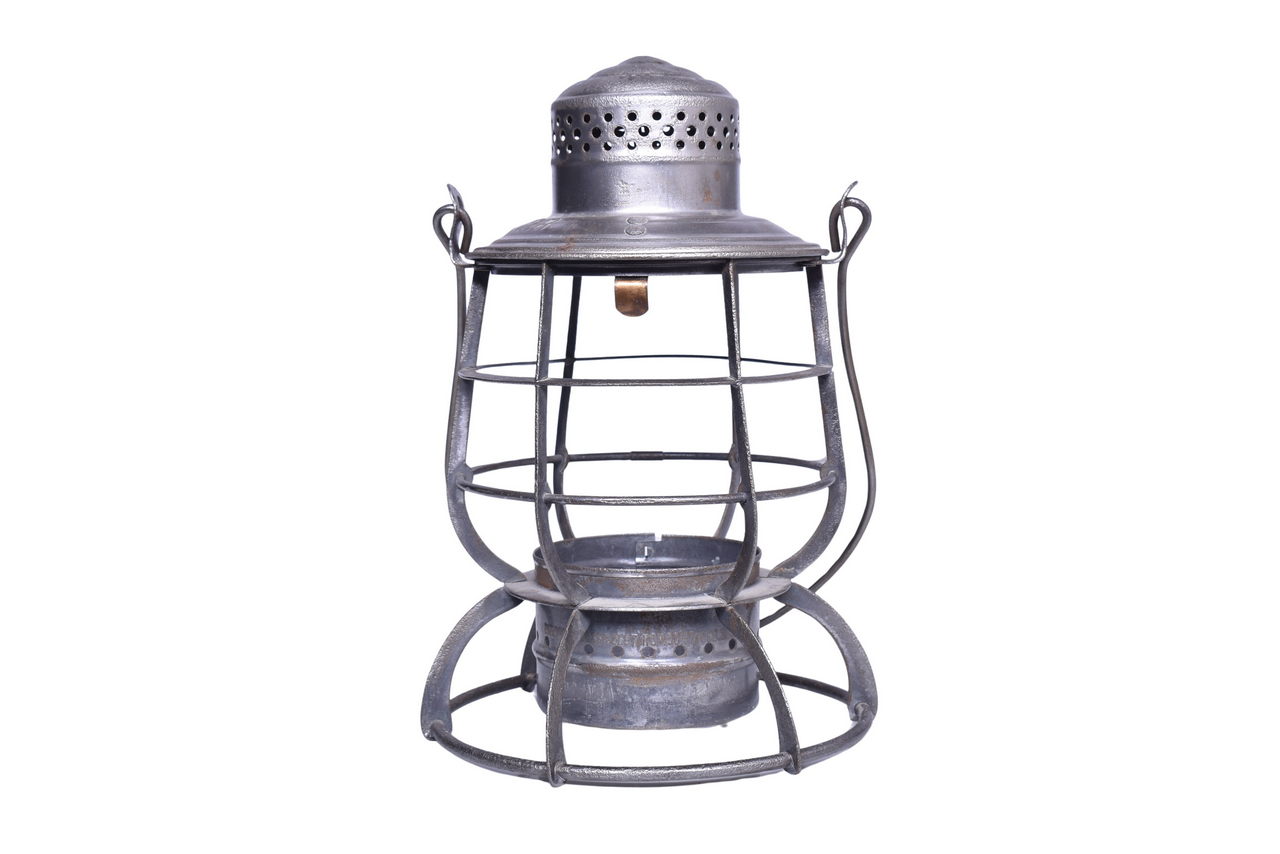 6328 - Armspear Philadelphia & Reading Railroad Double Wire Guard Lantern thumbnail