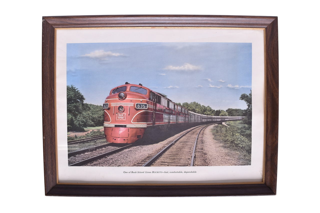 6329 - Rock Island Railroad - The Rocket - Advertising Poster thumbnail