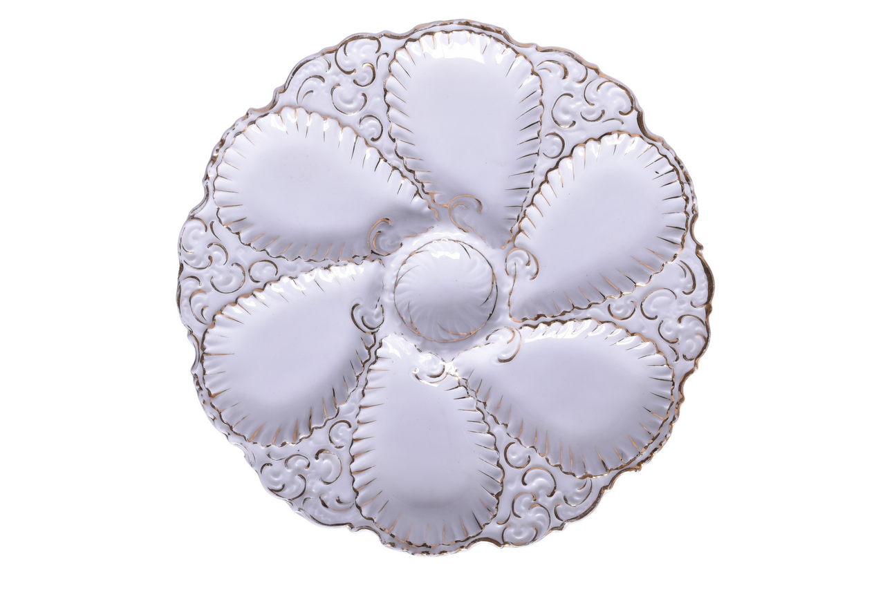 6415 - Pennsylvania Railroad China Philadelphia Oyster Plate thumbnail