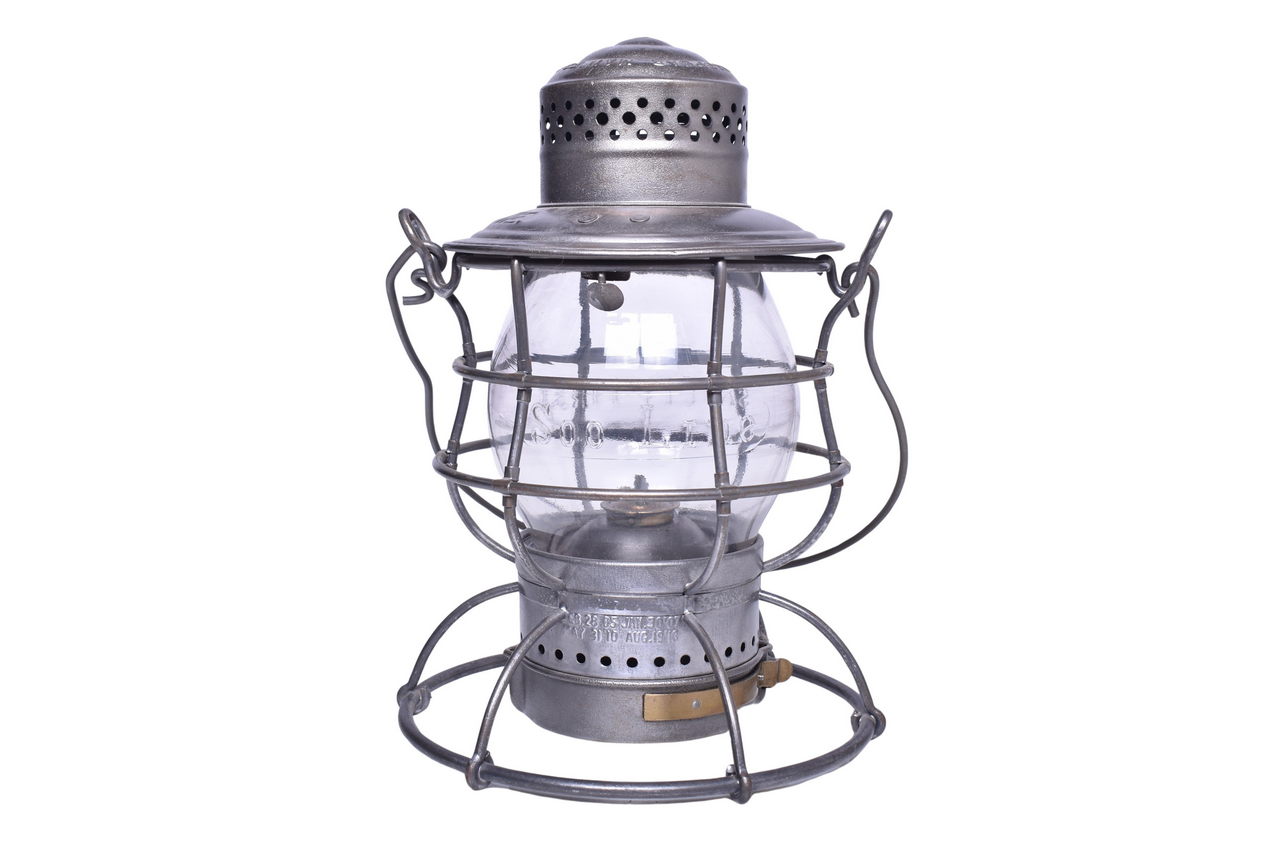 6450 - Armspear Soo Line Railroad Lantern w/ Clear Cast Globe thumbnail