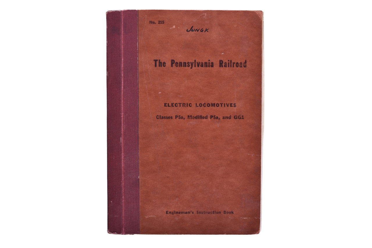 6473 - Pennsylvania Railroad Electric Locomotives GG1 and P5a Operating Manual No. 215 thumbnail