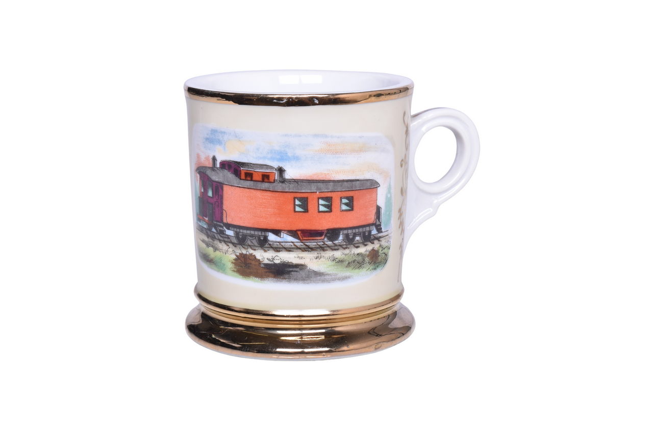 6479 - Railroad Caboose Occupational Shaving Mug thumbnail
