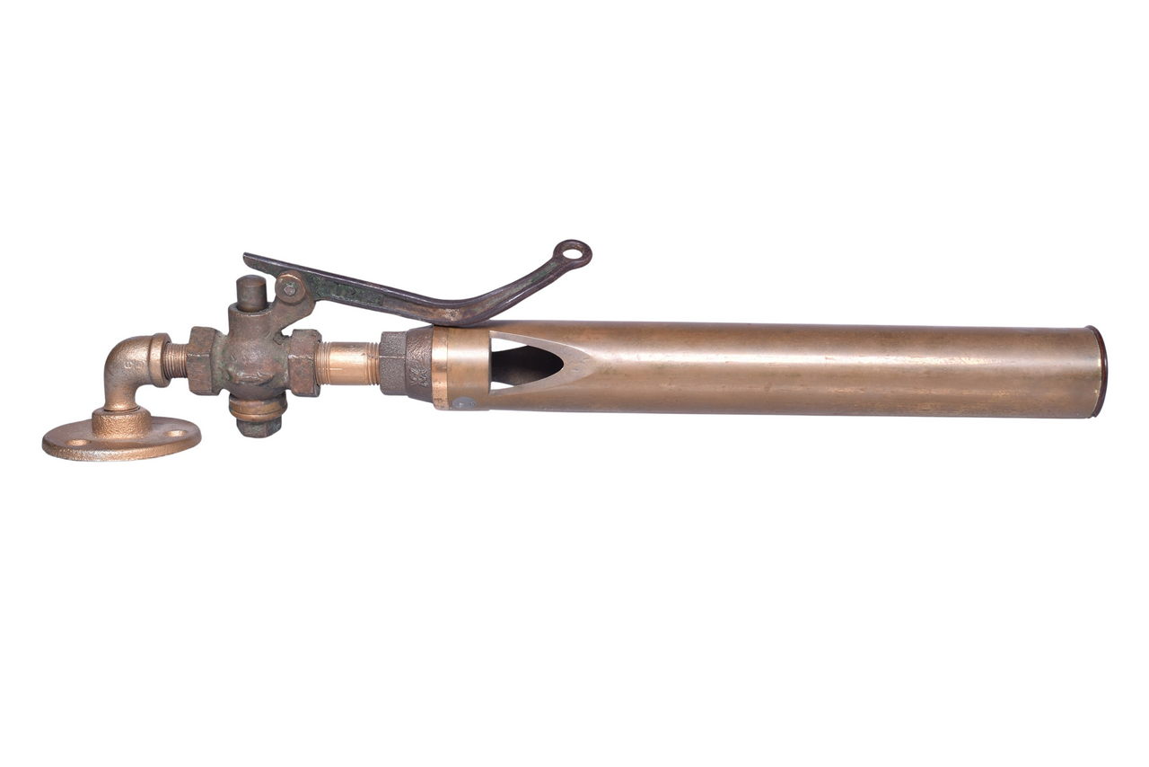 6494 - Westinghouse 13 1/2 Brass Whistle thumbnail