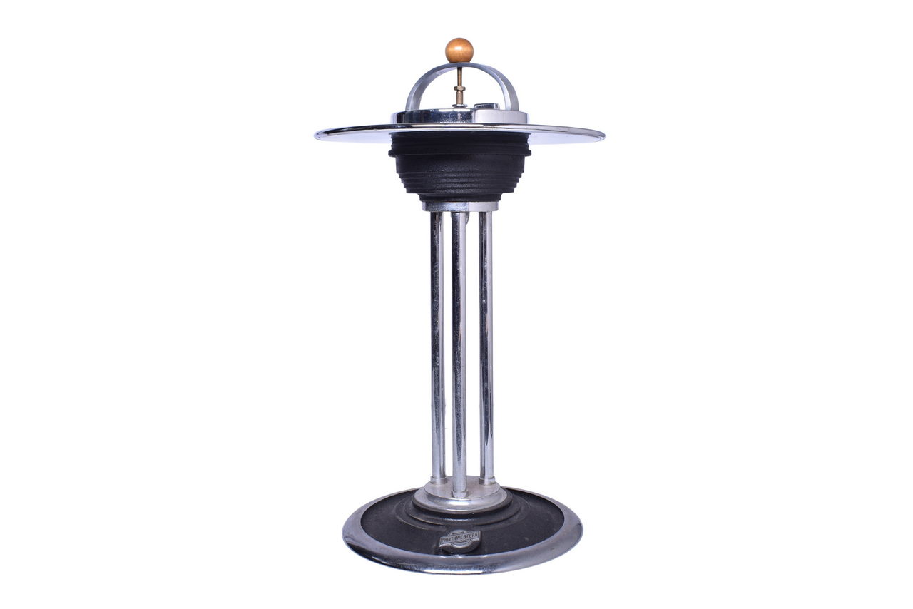 6500 - Restored Chicago and North Western Smoking Stand w/ Herald in Base thumbnail