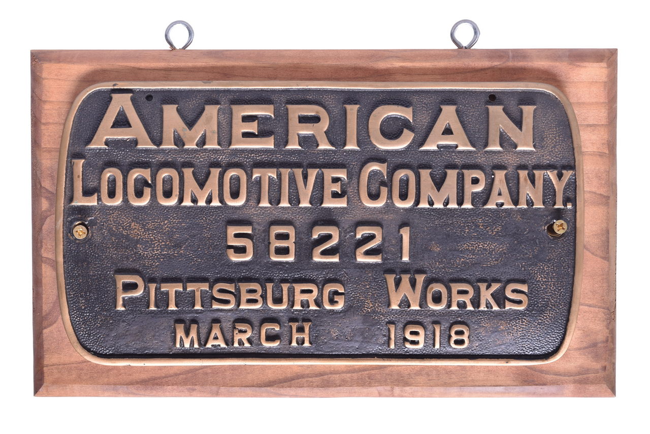 6528 - Alco Northern Railway of Spain 2-8-2 Steam Locomotive Builders Plate thumbnail