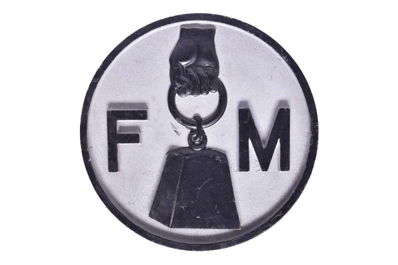 6529 - Fairbanks Morse Cast Aluminum Front End Builders Plate thumbnail