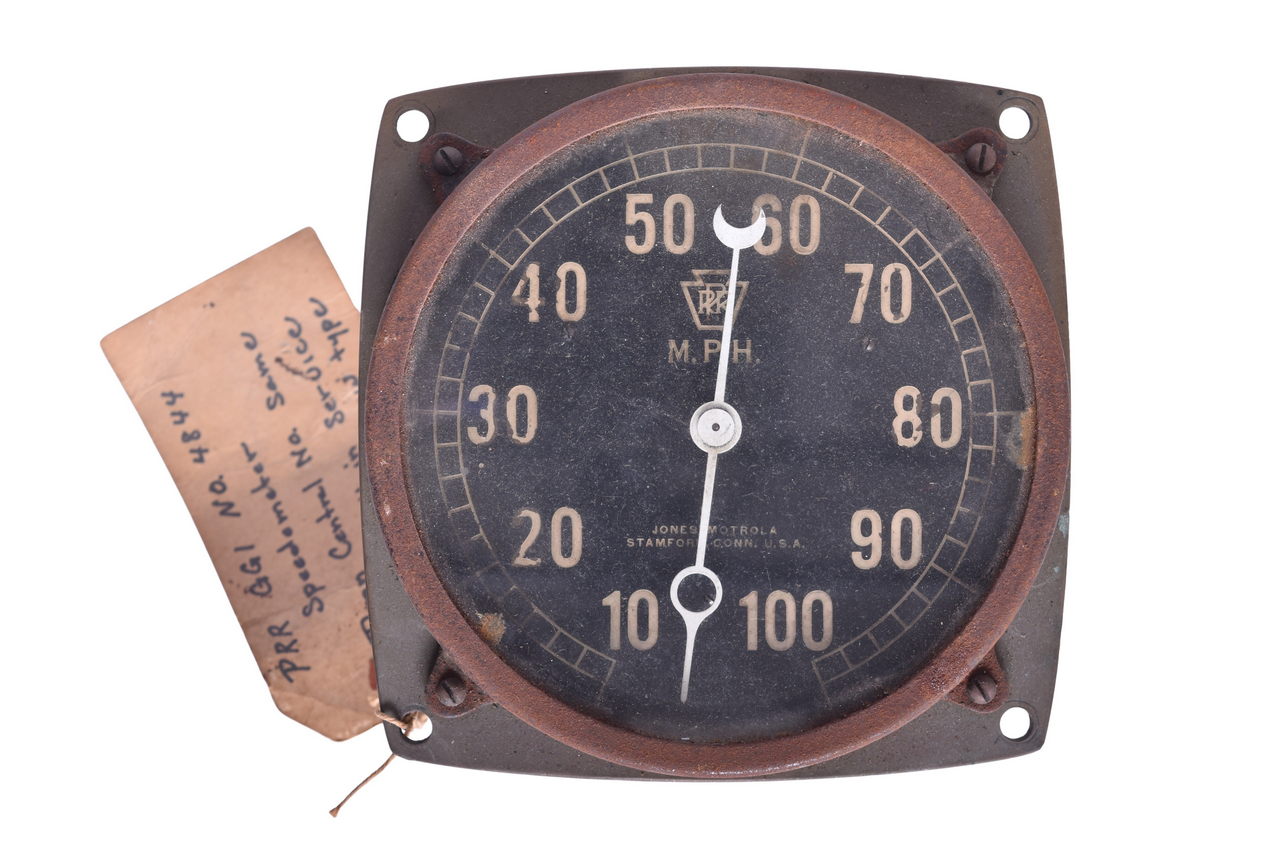6564 - Original Pennsylvania Railroad GG1 Speedometer thumbnail