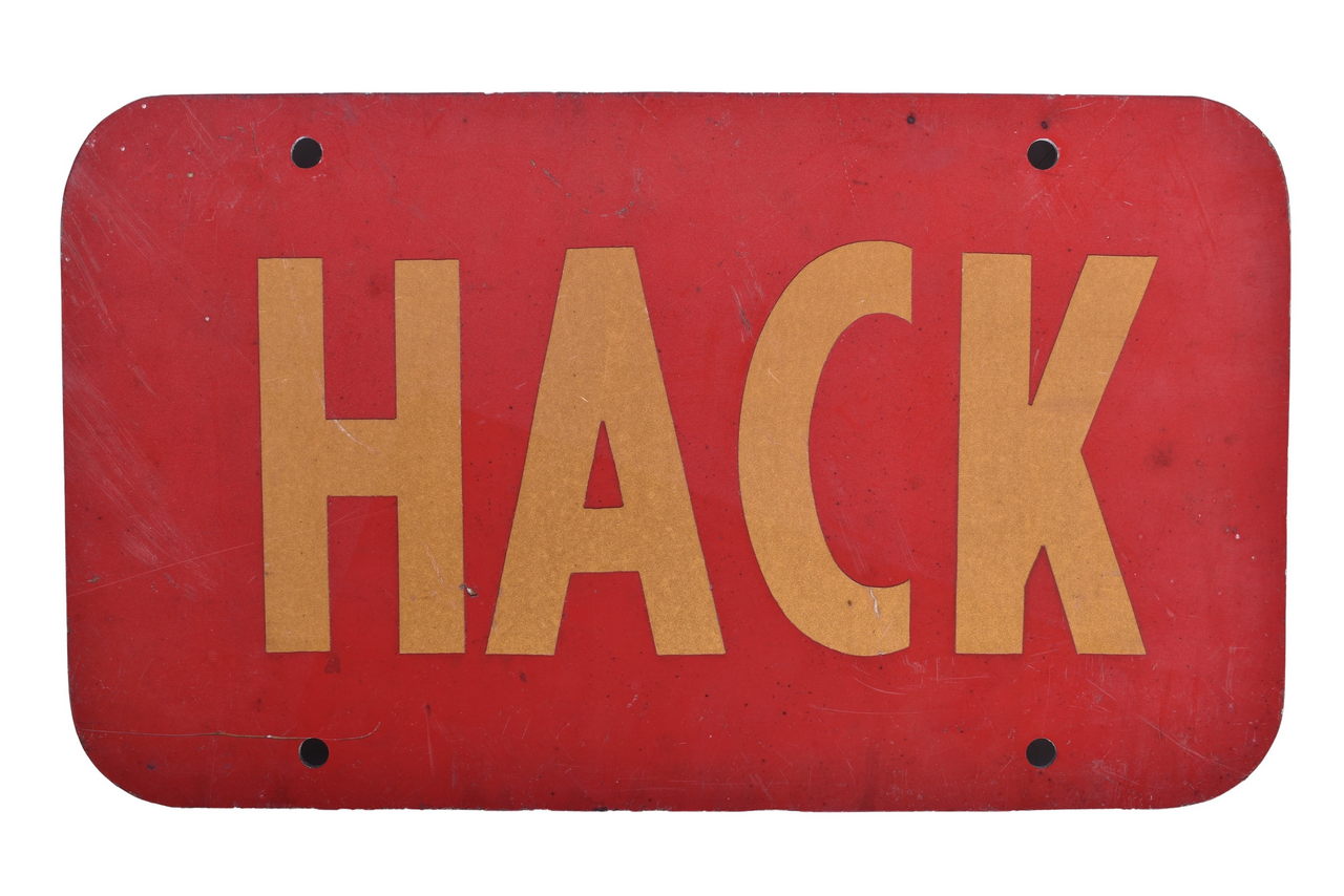 6604 - Pennsylvania Railroad Aluminum Tower Sign - Hack Cabin thumbnail