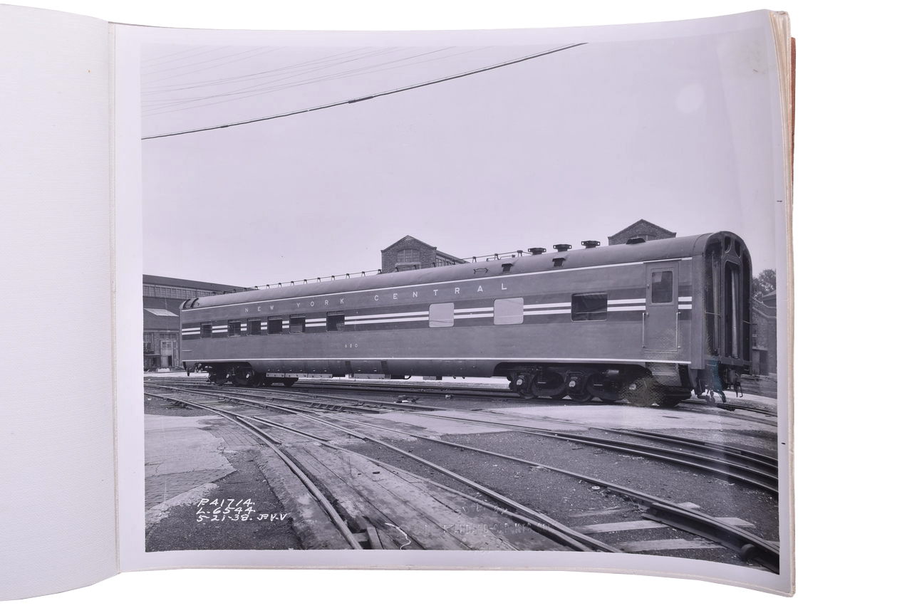 6605 - 74 New York Central Railroad Dining Car Photos from Pullman Archives thumbnail