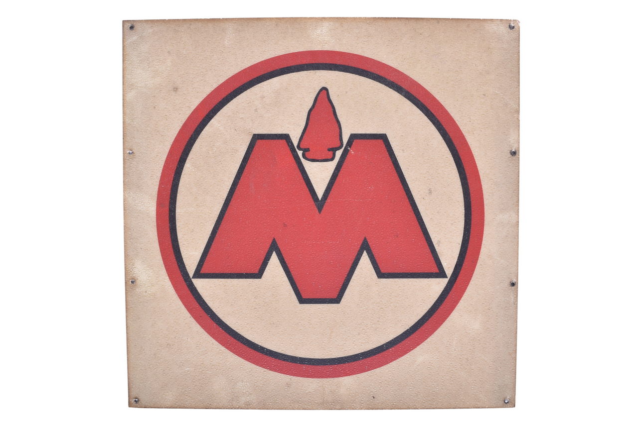 6628 - Fiberglass Monon Railroad Logo Sign thumbnail