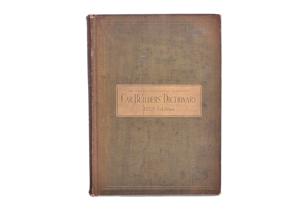6629 - 1912 Edition of Car Builders' Dictionary by Roy V. Wright thumbnail