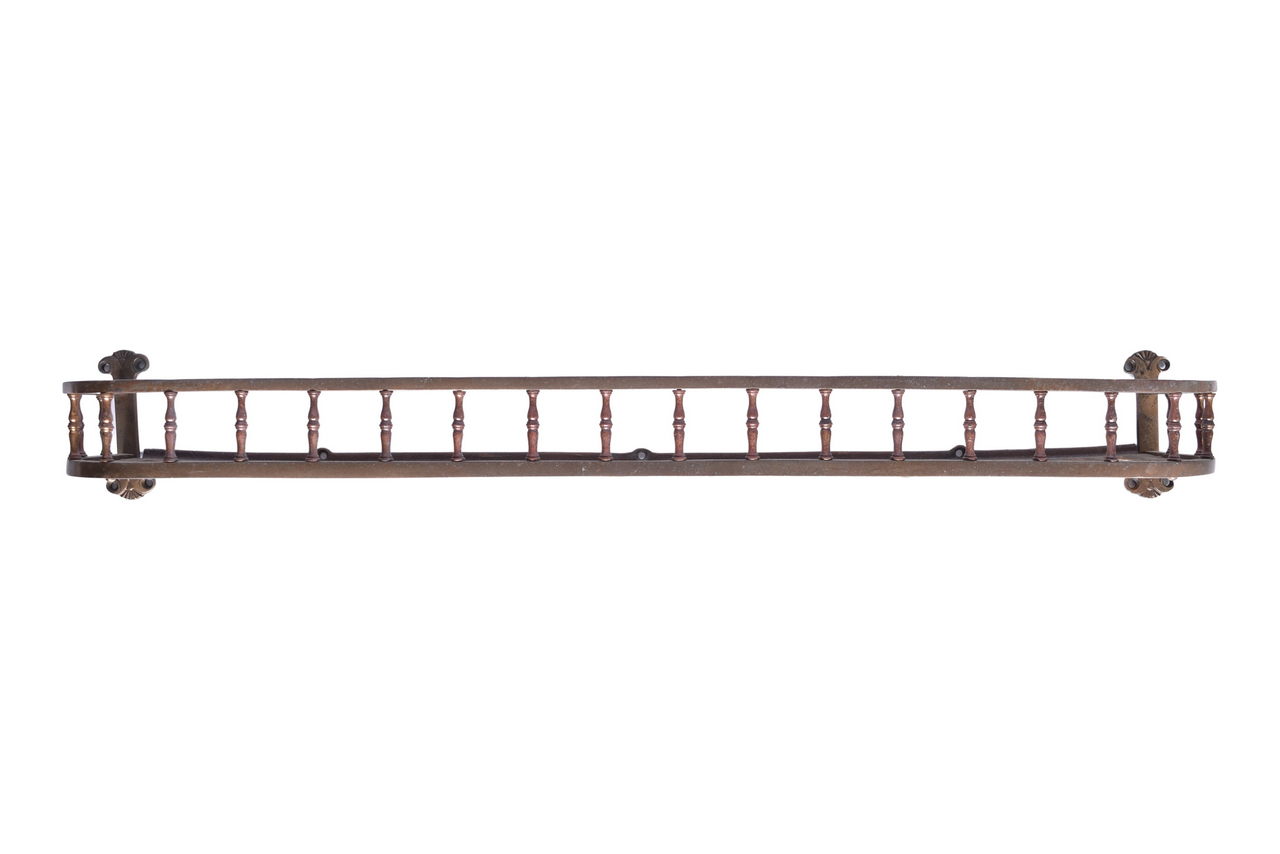 6631A - Brass Railroad Passenger Car Baggage Rack thumbnail