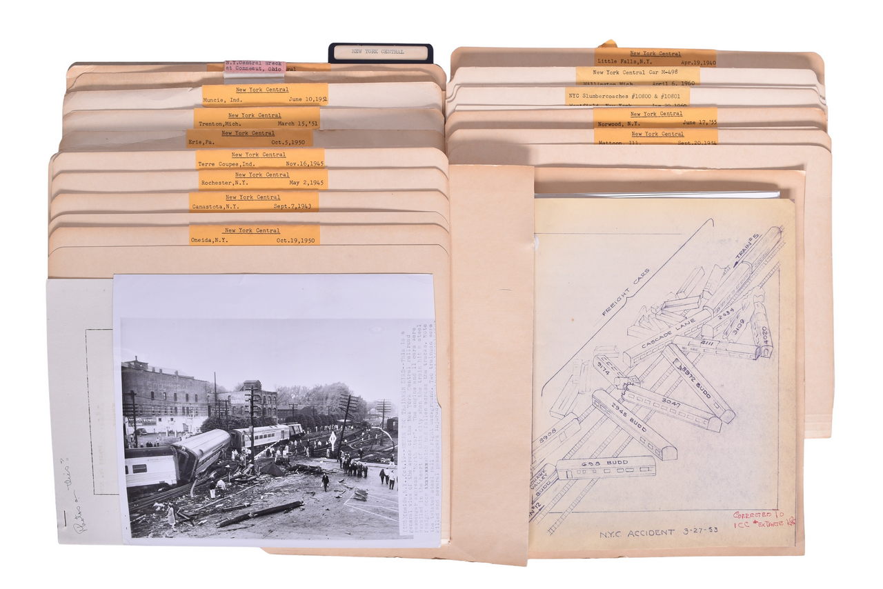 6650A - New York Central Railroad Wreck Files from the Budd Company Archives thumbnail