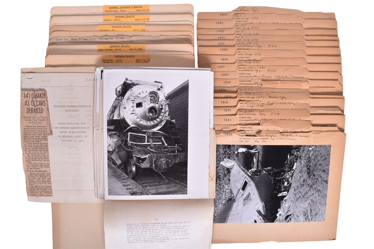 6650G - Southern Pacific Railroad Wreck Files from the Budd Company Archives thumbnail