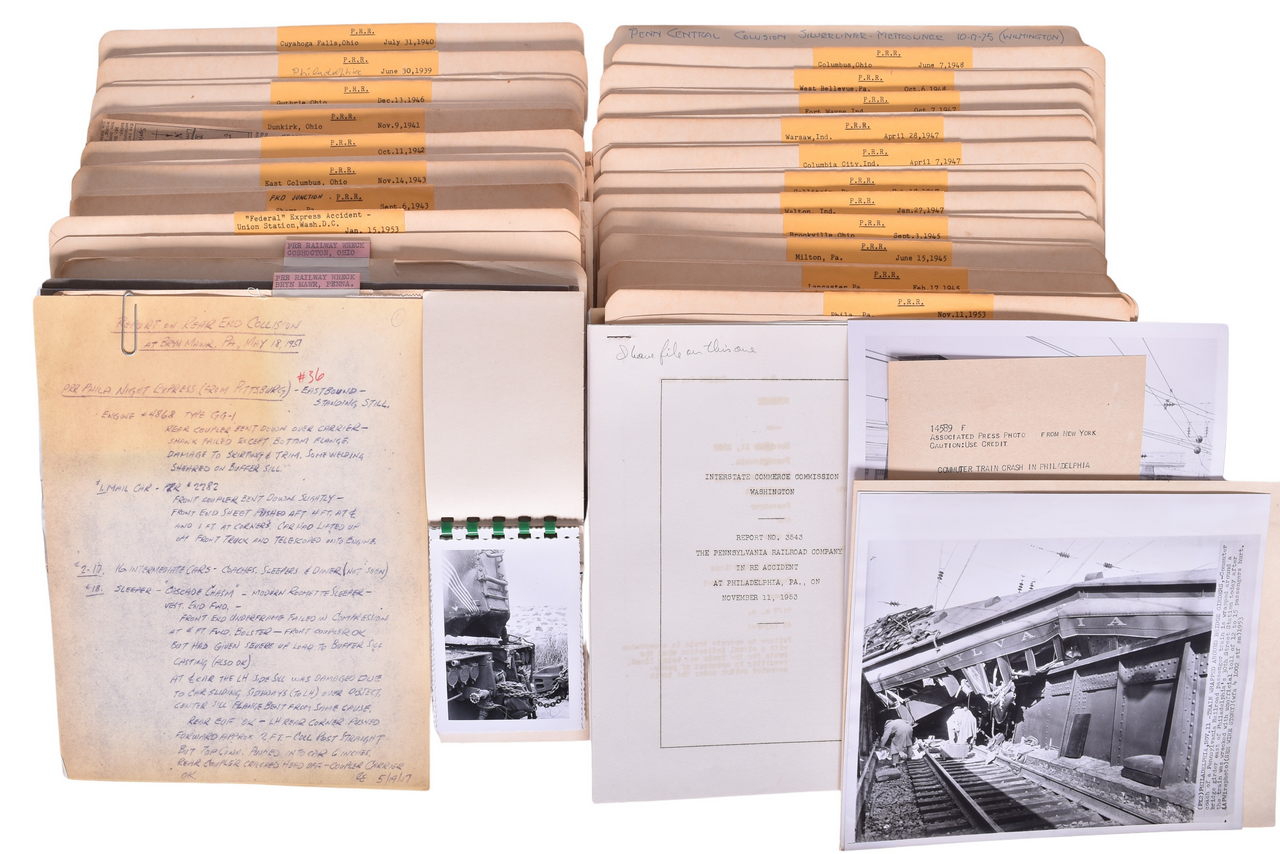 6650I - Pennsylvania Railroad Wreck Files from the Budd Company Archives thumbnail