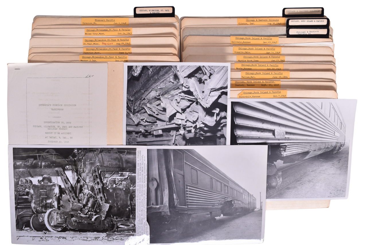 6650O - Milwaukee Road, Missouri Pacific, Etc. Railroad Wreck Files from the Budd Company Archives thumbnail
