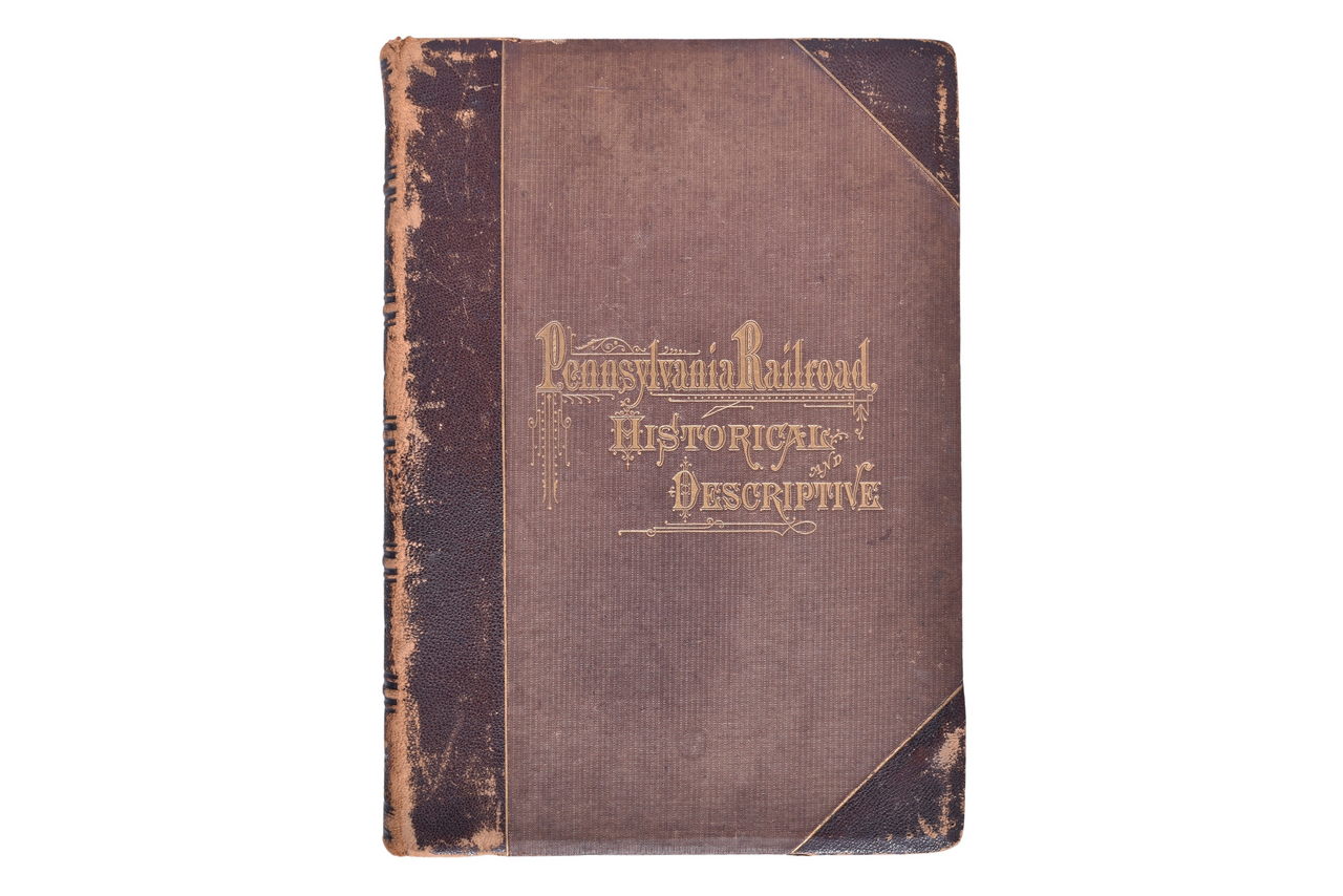 6667 - 1875 Pennsylvania Railroad Historical and Descriptive Book - Origin, Construction, Condition, and Connections thumbnail