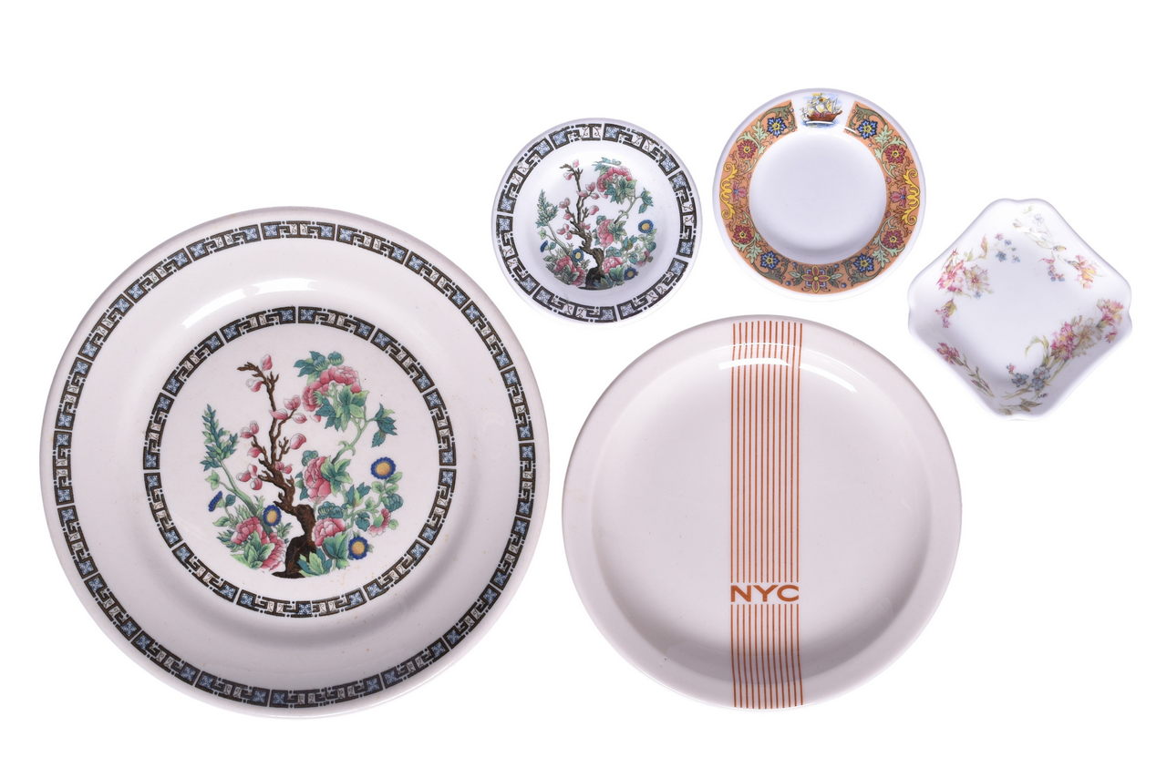 6681 - Five Pieces of New York Central and New York, New Haven & Hartford Railroad China thumbnail