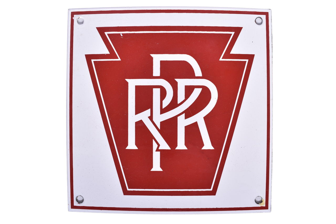 6701 - Pennsylvania Railroad Single Sided Porcelain Sign 8
