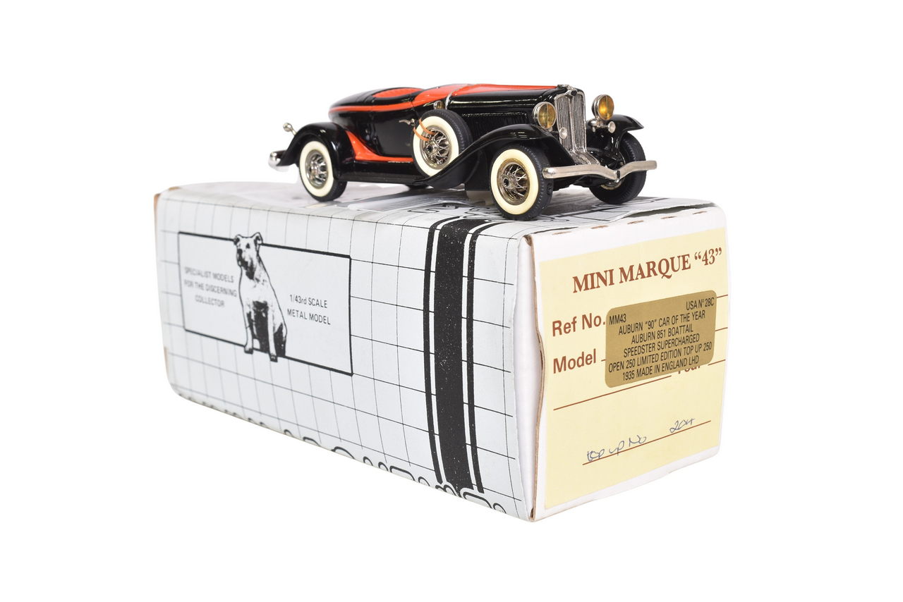 7004 - Mini Marque USA No. 28C 1935 Auburn 851 Boattail Speedster Supercharged thumbnail