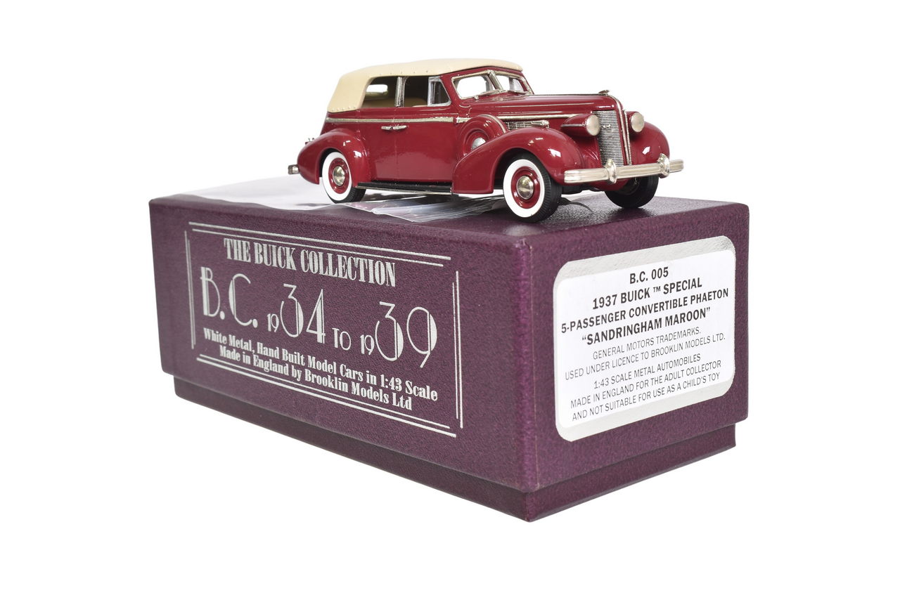 7020 - Brooklin BC005 1937 Buick Special Five-Passenger Convertible Phaeton thumbnail